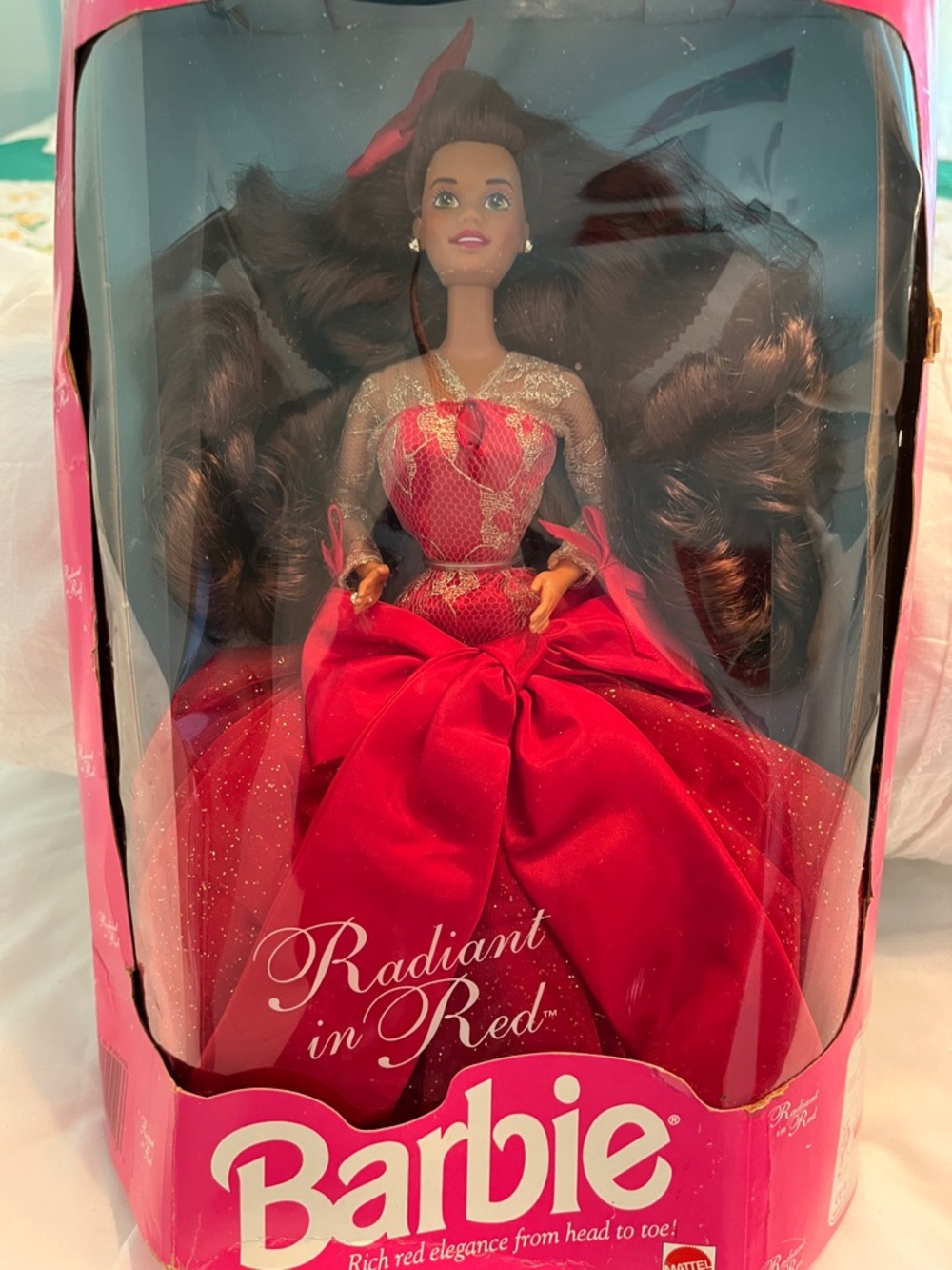 NIB Mattel Barbie Radiant in Red.
